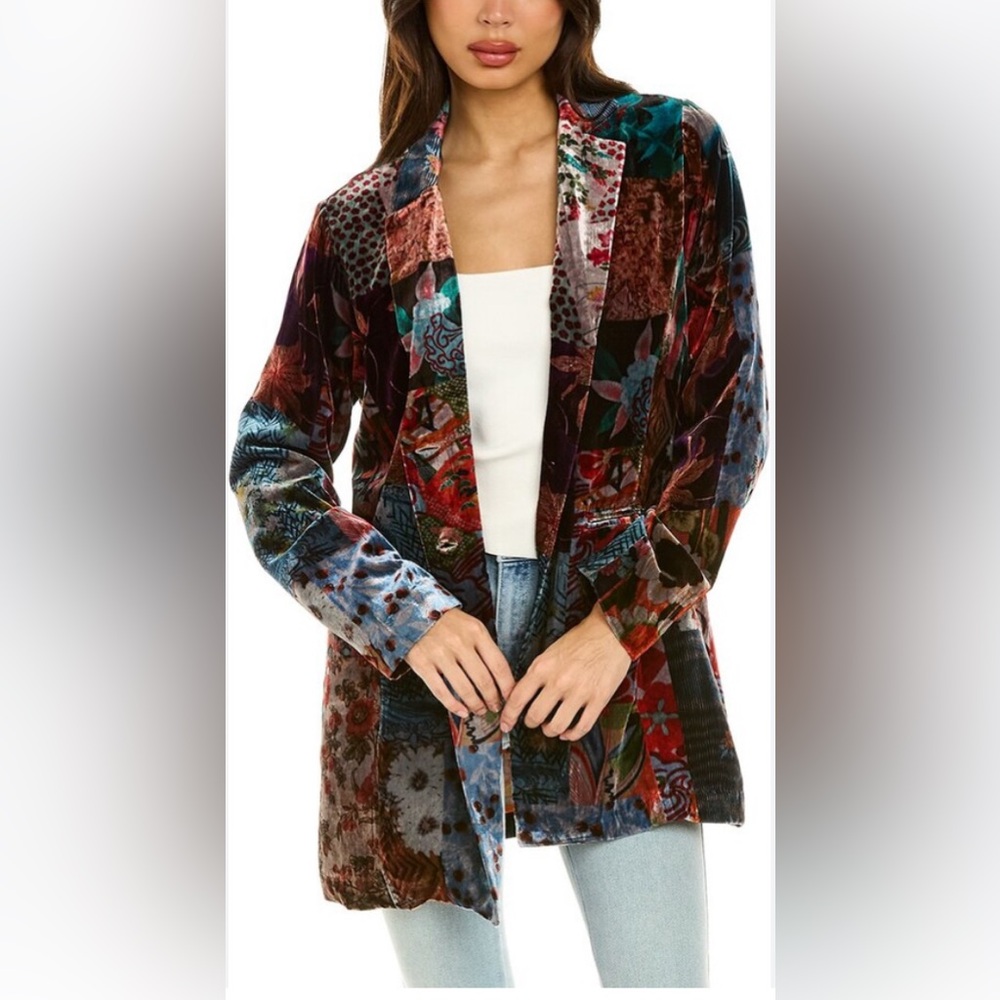 Johnny Was Grace Juno Velvet Blazer